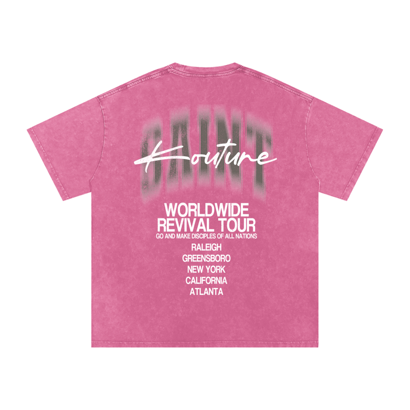 Saint Revival Acid Wash Oversize T-Shirt