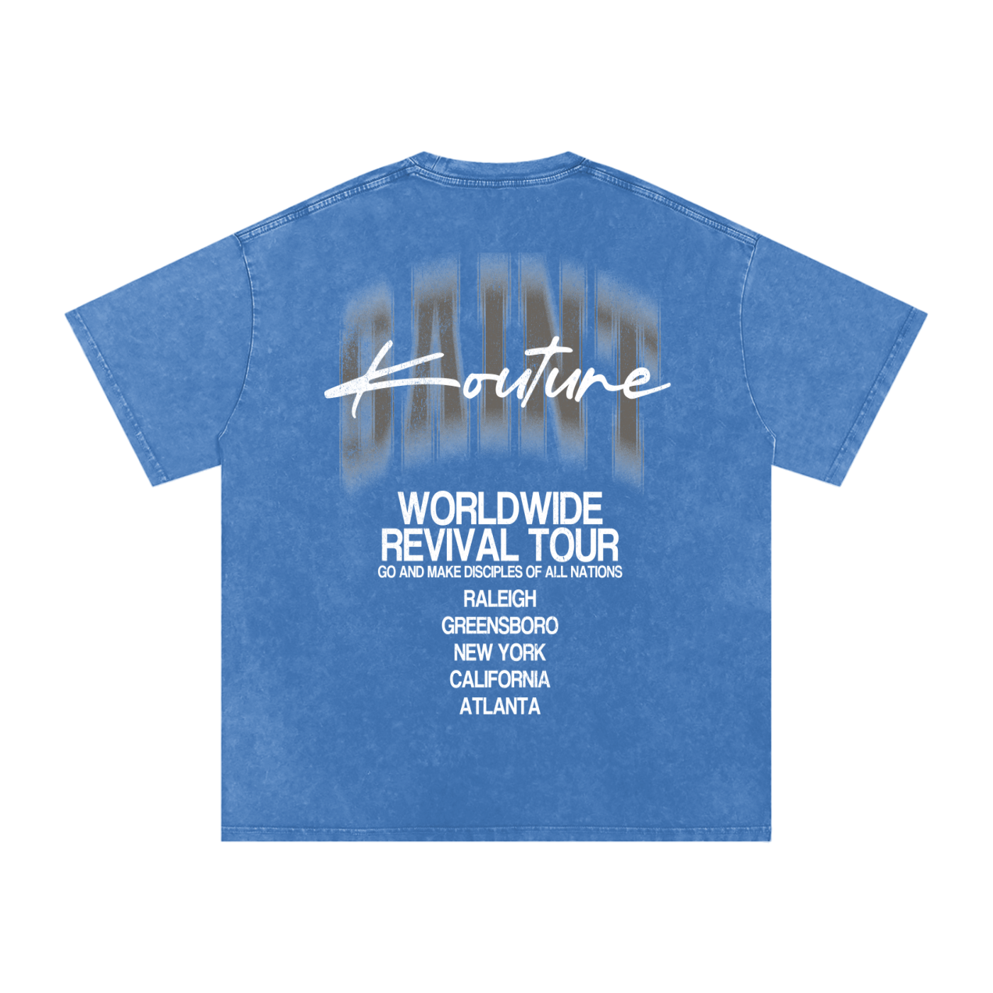 Saint Revival Acid Wash Oversize T-Shirt