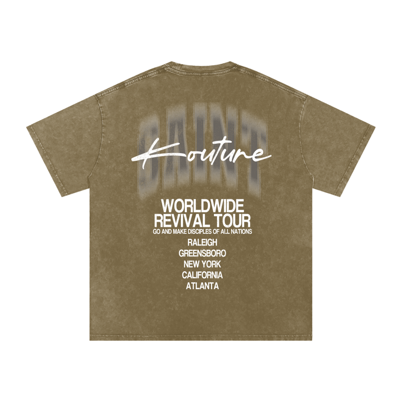 Saint Revival Acid Wash Oversize T-Shirt