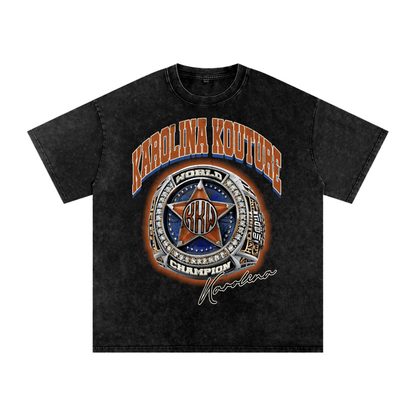 Karolina Kouture Champion Acid Wash Oversize T-Shirt