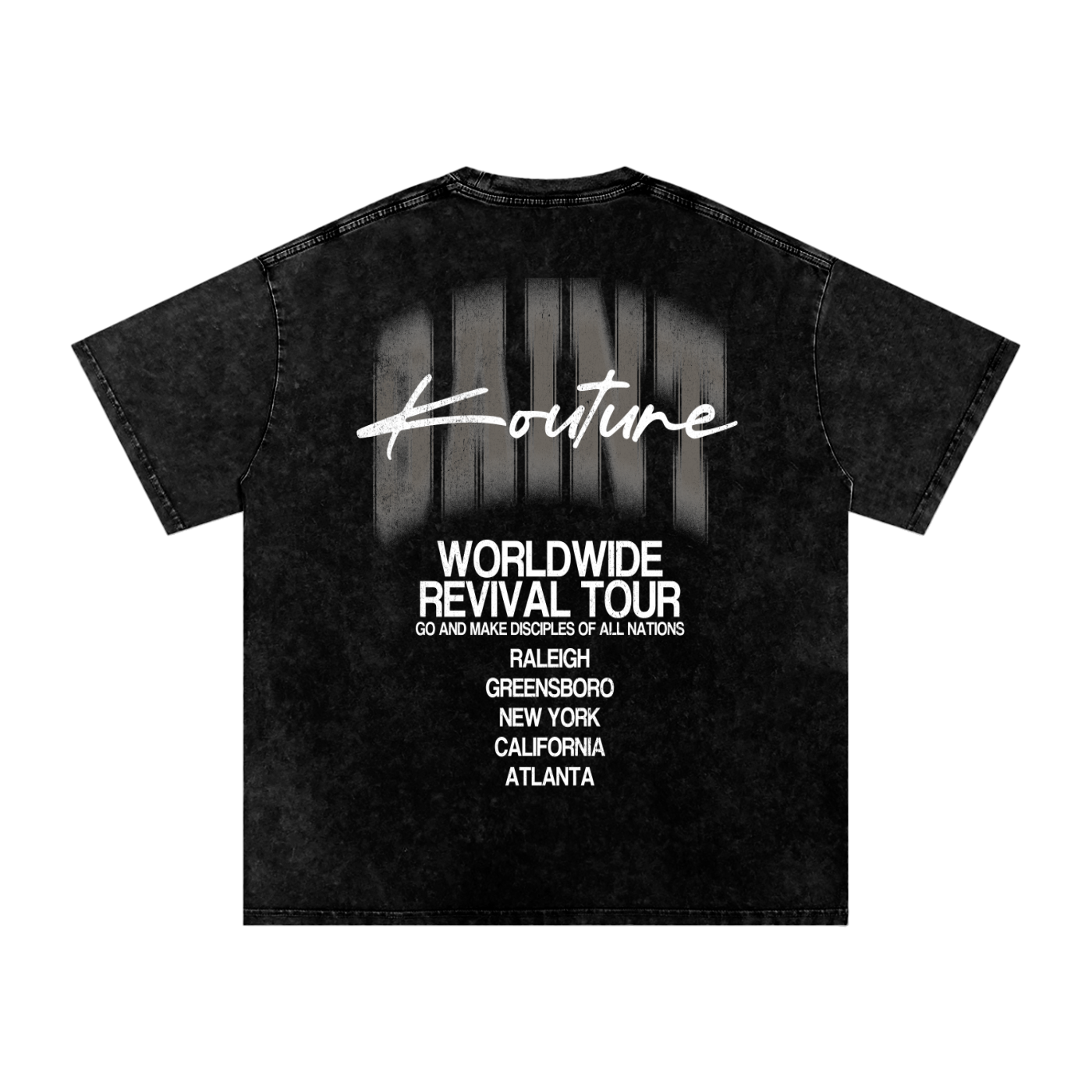 Saint Revival Acid Wash Oversize T-Shirt