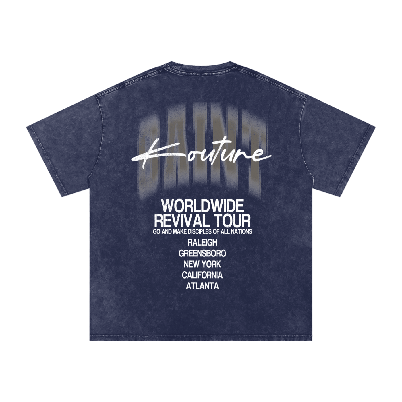 Saint Revival Acid Wash Oversize T-Shirt