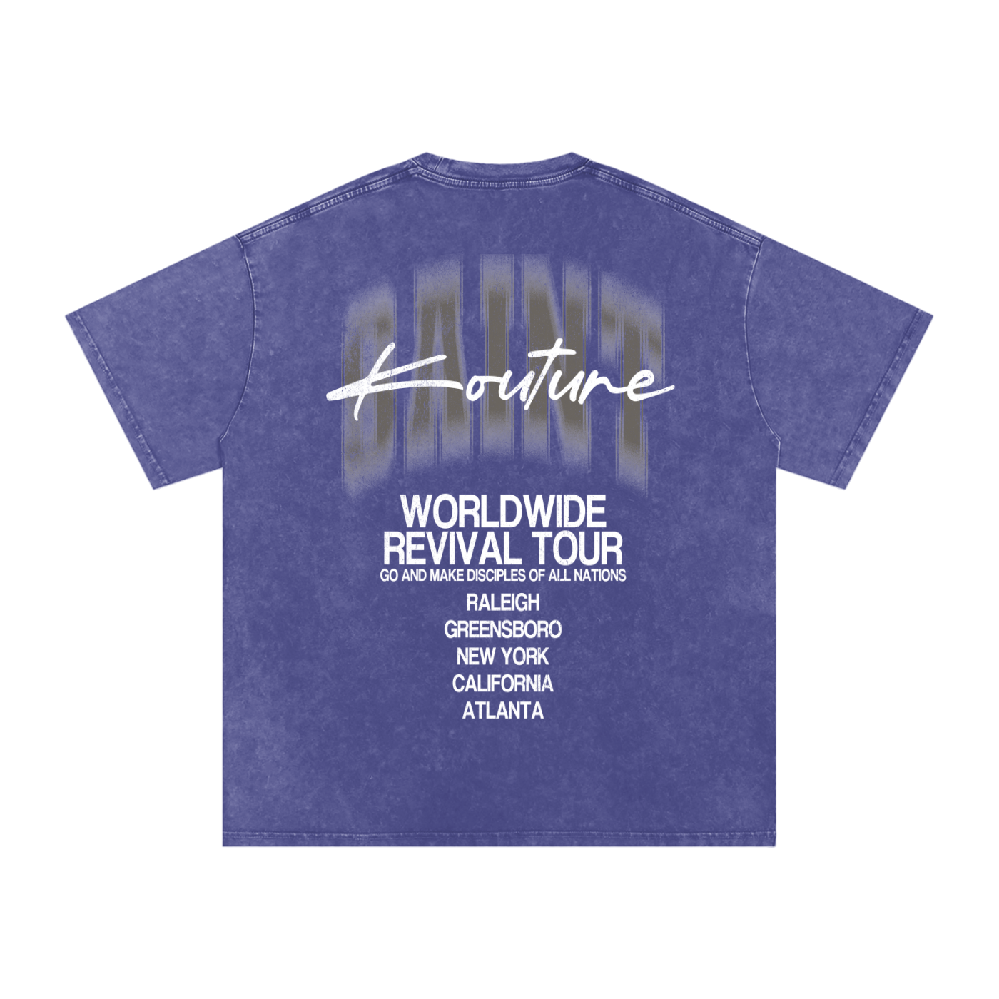 Saint Revival Acid Wash Oversize T-Shirt