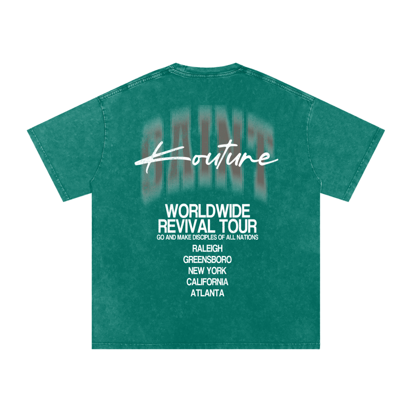 Saint Revival Acid Wash Oversize T-Shirt