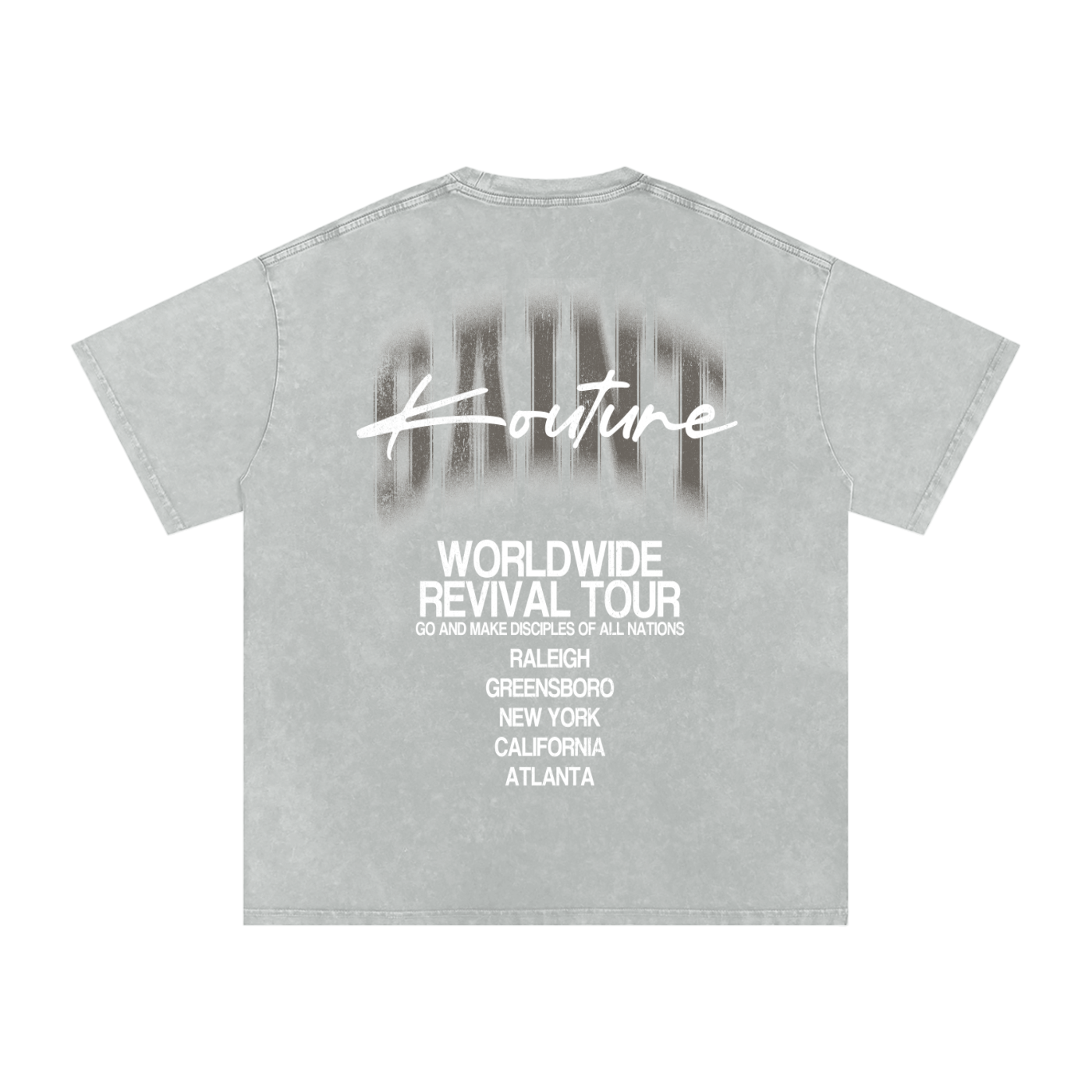 Saint Revival Acid Wash Oversize T-Shirt