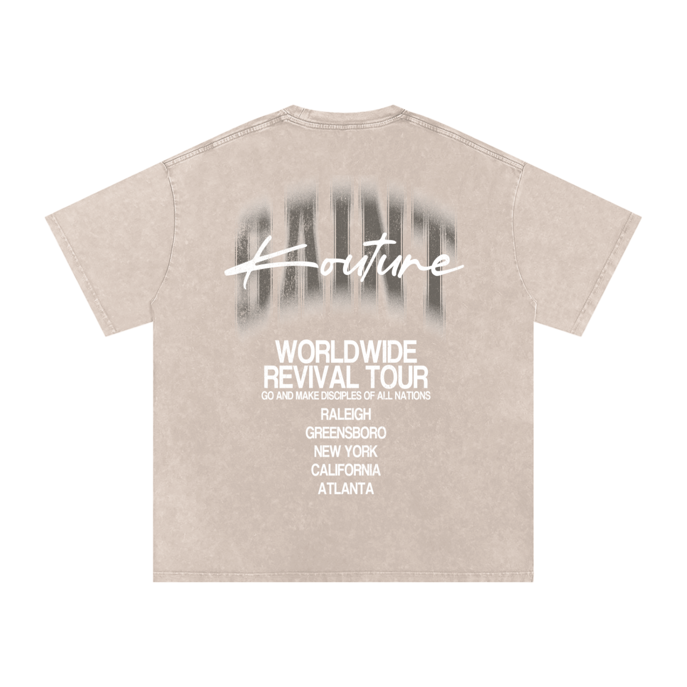 Saint Revival Acid Wash Oversize T-Shirt